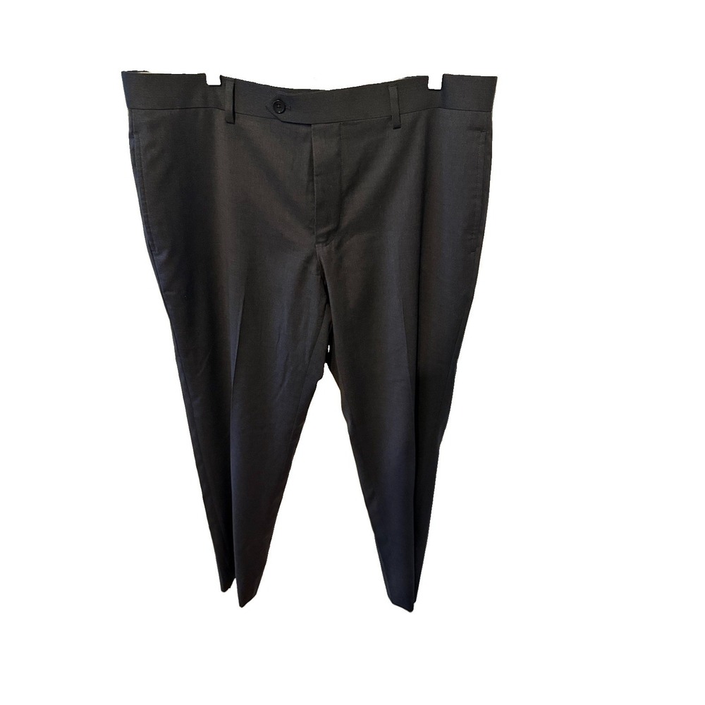 Brooks Brothers 1818 Dress Pants 99% Wool 1% Elastane 35x30 Gray